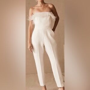 New* Saylor Janae Strapless skinny leg jumpsuit~Size:2~ in white